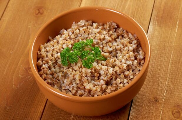 Healthy buckwheat, perfect for a fasting day